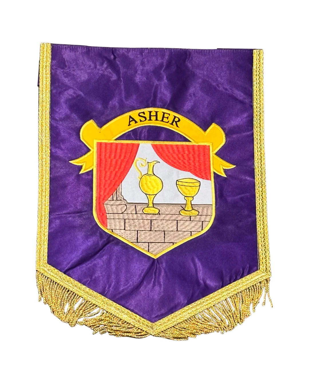 Pack 12 Bannières "Tribus" - Arche Royale Domatique Nos Colonnes - Boutique Maçonnique 