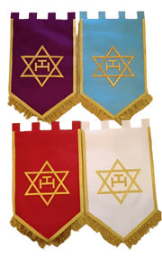 Pack 4 Grandes Bannières - Arche Royale Irlandaise Nos Colonnes - Boutique Maçonnique