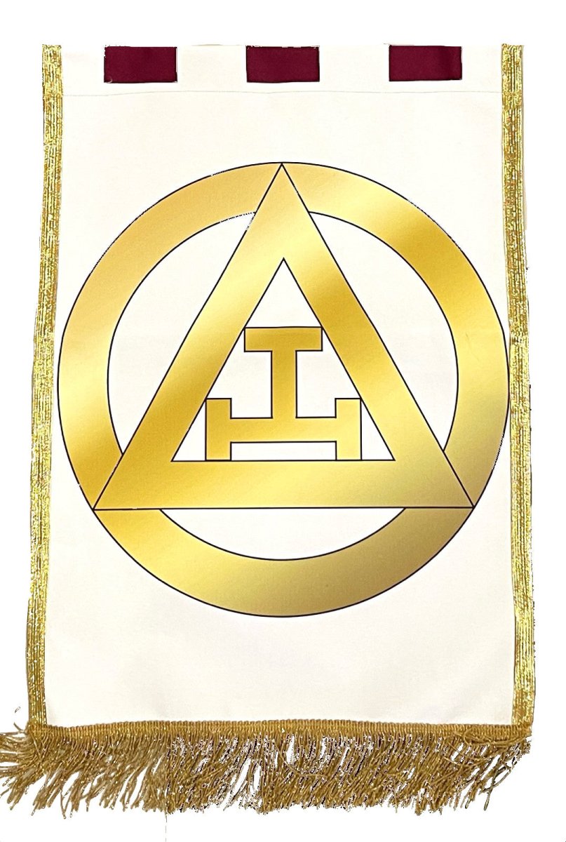 Bannière Triple Tau - Arche Royale Domatique Nos Colonnes - Boutique Maçonnique