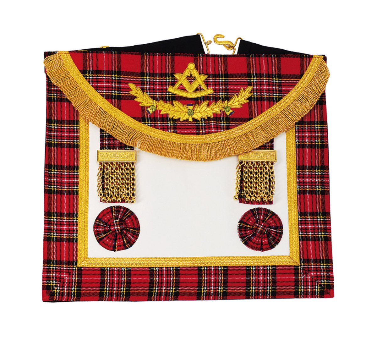 Tablier Maître. 41x34 cm - Rite Standard d'Ecosse - Nos Colonnes