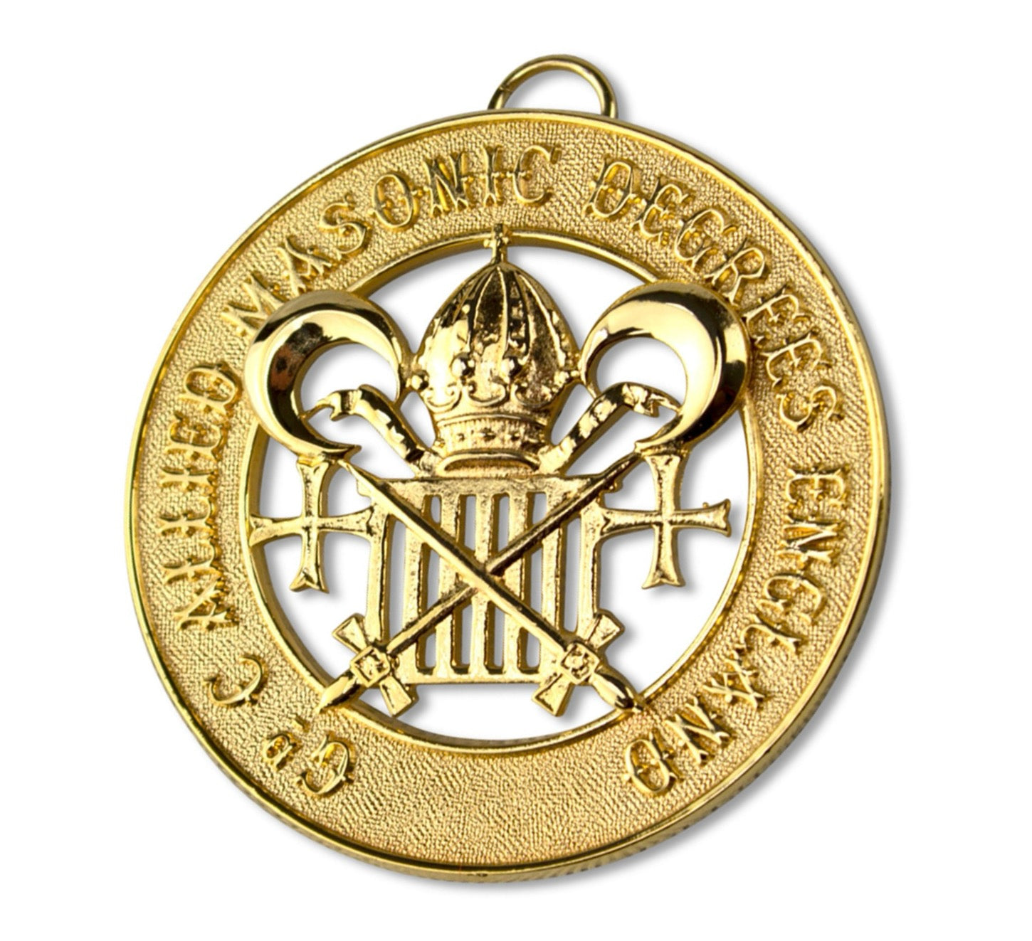 Allied Masonic Degrees Grand Council Collar Jewel - English Constitution - Masonic-Regalia 