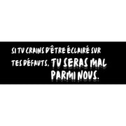 Banderole "Les Défauts" - Cabinet de Réflexion Nos Colonnes - Boutique Maçonnique 