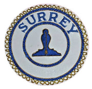 Badge Fonction Grand Officier Provincial. Petite Tenue - Grandes Loges, style anglais - Nos Colonnes