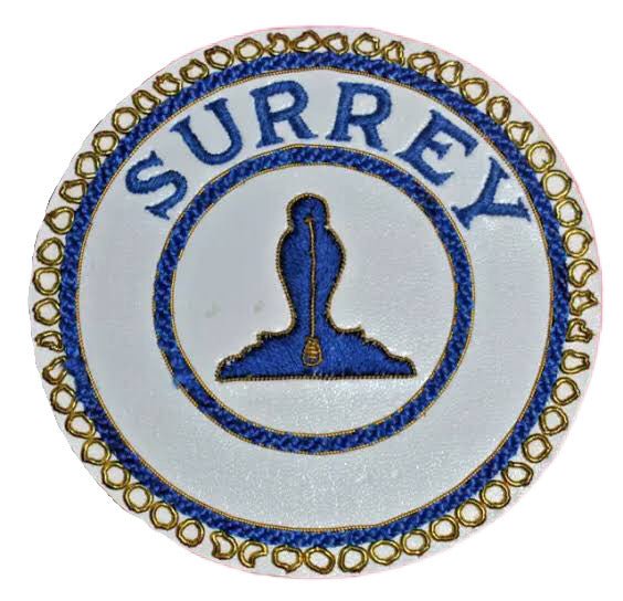 Badge Fonction Grand Officier Provincial. Petite Tenue - Grandes Loges, style anglais - Nos Colonnes