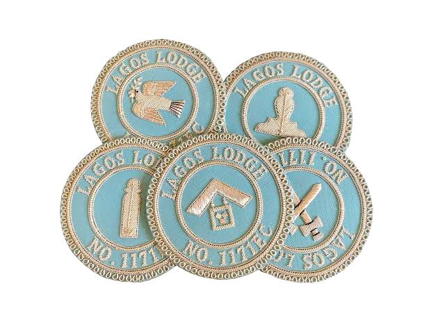 Badge Fonction Officier - Rite Emulation, style anglais - Nos Colonnes