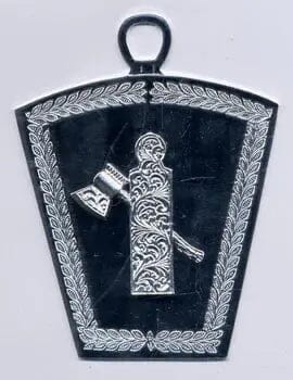 Bijou 2d Surveillant - Maçonnerie de la Marque - Nos Colonnes