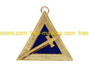 Bijou Capitaine du Voile Violet - Arche Royale Irlandaise - Nos Colonnes