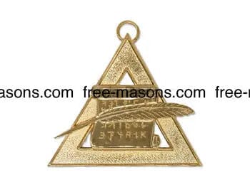 Bijou Chef Scribe - Arche Royale Irlandaise - Nos Colonnes