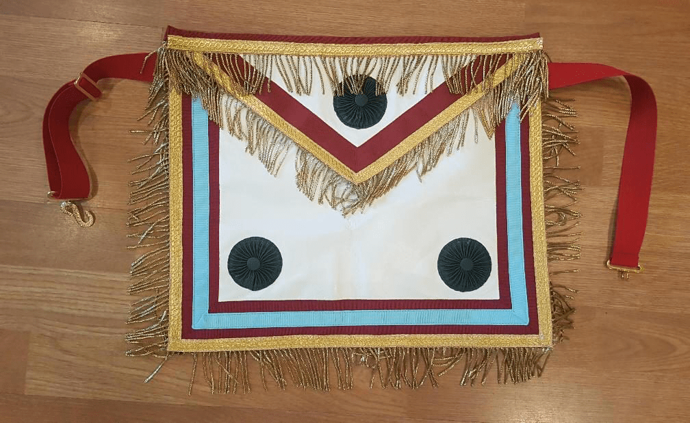 Tablier Grand Conseil - Chevaliers Maçons (Irlande) - Nos Colonnes