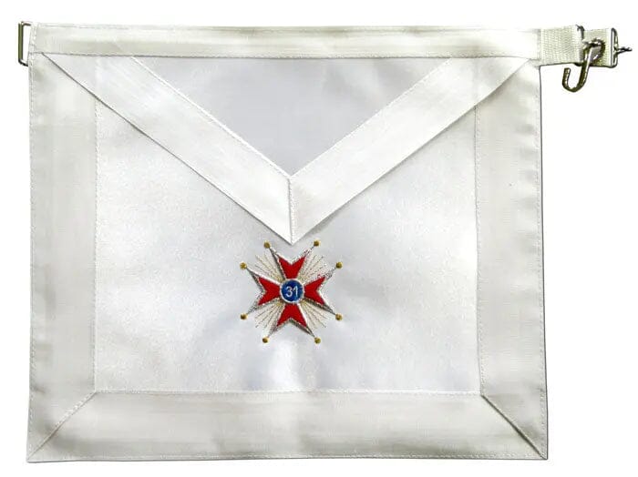 Tablier Grand Inspecteur Inquisiteur Commandeur - 31° degré REAA - Nos Colonnes