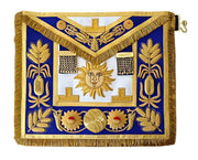 Tablier National. Grand Maître. Grande Tenue - Grandes Loges, style anglais - Nos Colonnes