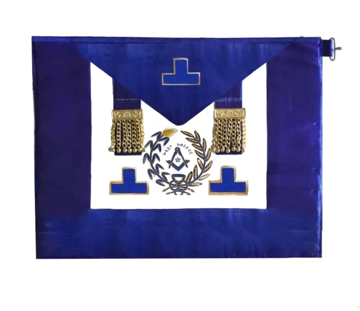 Tablier National. Grand Maître Provincial. Petite Tenue - Grandes Loges, style anglais - Nos Colonnes