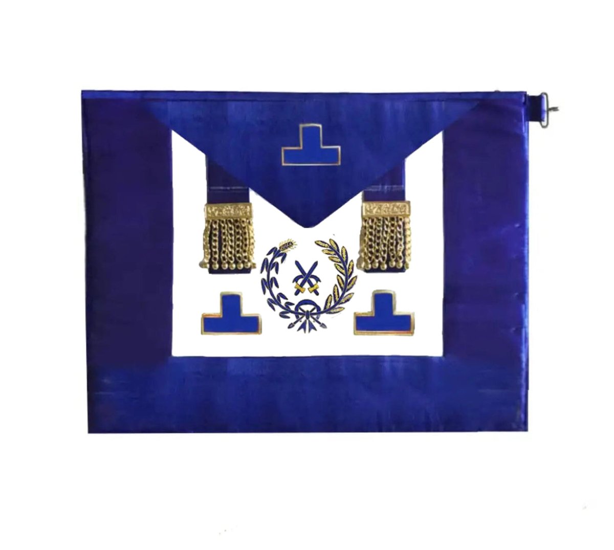 Tablier National. Grand Officier. Fonction brodée. Petite Tenue - Grandes Loges, style anglais - Nos Colonnes