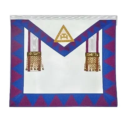 Tablier Officier. 41x34cm - Arche Royale Écossaise - Nos Colonnes