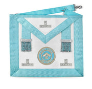 Tablier Passé Maître Pendeloques & Badge - Rite Emulation Traditionnel - Nos Colonnes