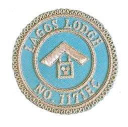 Tablier Passé Maître Pendeloques & Badge - Rite Emulation Traditionnel - Nos Colonnes