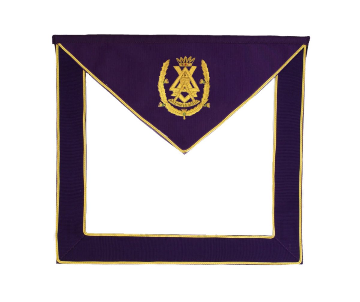 Tablier Passé TFIM - Degrés Cryptiques (style écossais) - Nos Colonnes