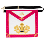 Tablier Prince Maçon (Magenta) - Irlande - Nos Colonnes