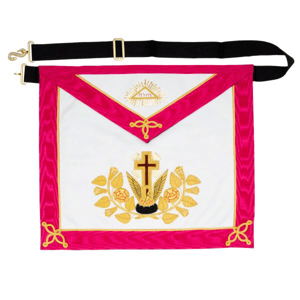 Tablier Prince Maçon (Magenta) - Irlande - Nos Colonnes