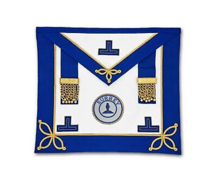 Tablier Provincial. Grand Officier. Badge Fonction. Petite Tenue - Grandes Loges, style anglais - Nos Colonnes