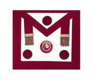 Tablier Provincial (Rosettes). Grand Intendant. Bordeaux - Grandes Loges, style anglais - Nos Colonnes