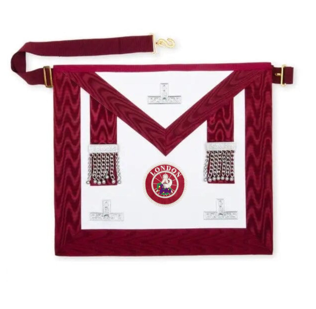 Tablier Provincial (Taus). Grand Intendant. Bordeaux - Grandes Loges, style anglais - Nos Colonnes