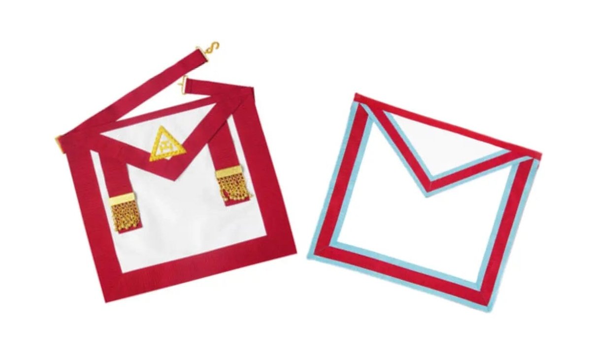 Tablier réversible Arche Royale/Maçonnerie de Marque. 41x34 cm - Arche Royale Irlandaise - Nos Colonnes