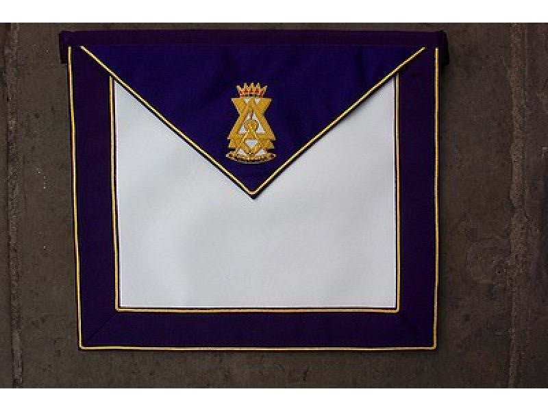 Tablier TFIM - Degrés Cryptiques (style écossais) - Nos Colonnes