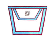 Tablier Vénérable Maître de la Marque. 41x35 cm - Maçonnerie de la Marque (Style écossais) - Nos Colonnes