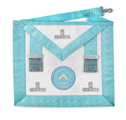 Tablier Vénérable Maître Pendeloques & Badge - Rite Emulation Traditionnel - Nos Colonnes