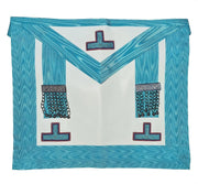 Tablier Vénérable Maître Pendeloques Taus Rite Emulation français - Nos Colonnes