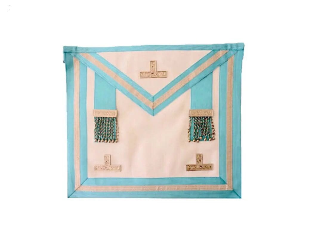 Tablier Vénérable / Passé Maître Grande Tenue - Rite Irlandais - Nos Colonnes