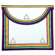 Tablier Vénérable/Passé Commandeur Noé. 39x33 cm - Nautonier de l’Arche Royale - Nos Colonnes