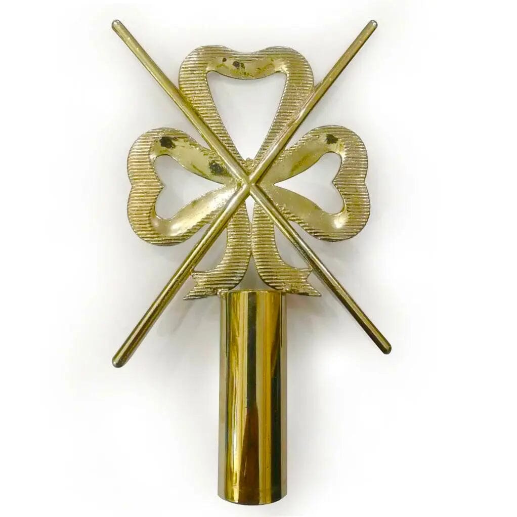 Tête de Canne Directeur des Cérémonies (Dorée) - Rite Standard d'Ecosse - Nos Colonnes